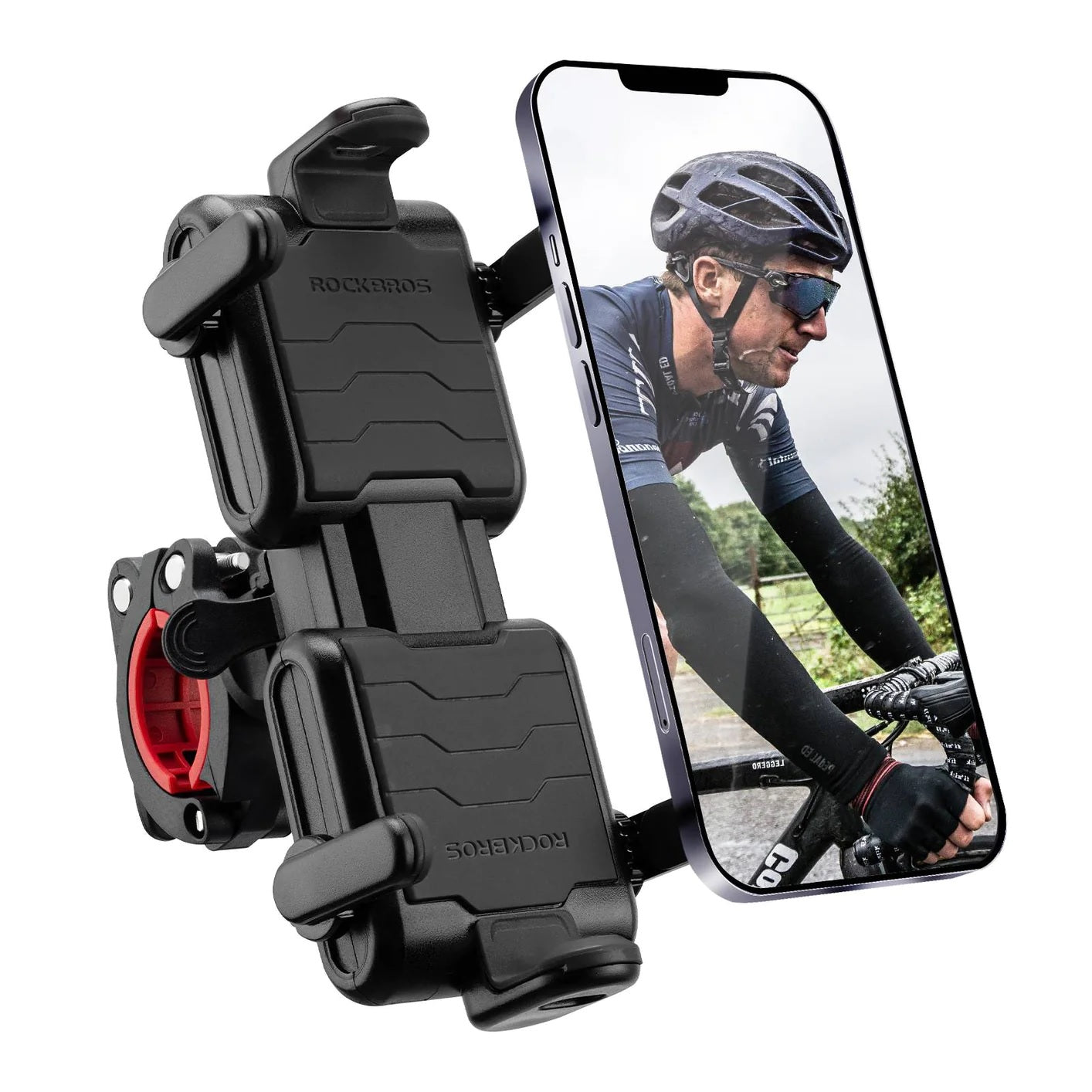 Handyhalterung Fahrrad Motorrad Universal 360° Handy Halter Smartphone Bike  MTB