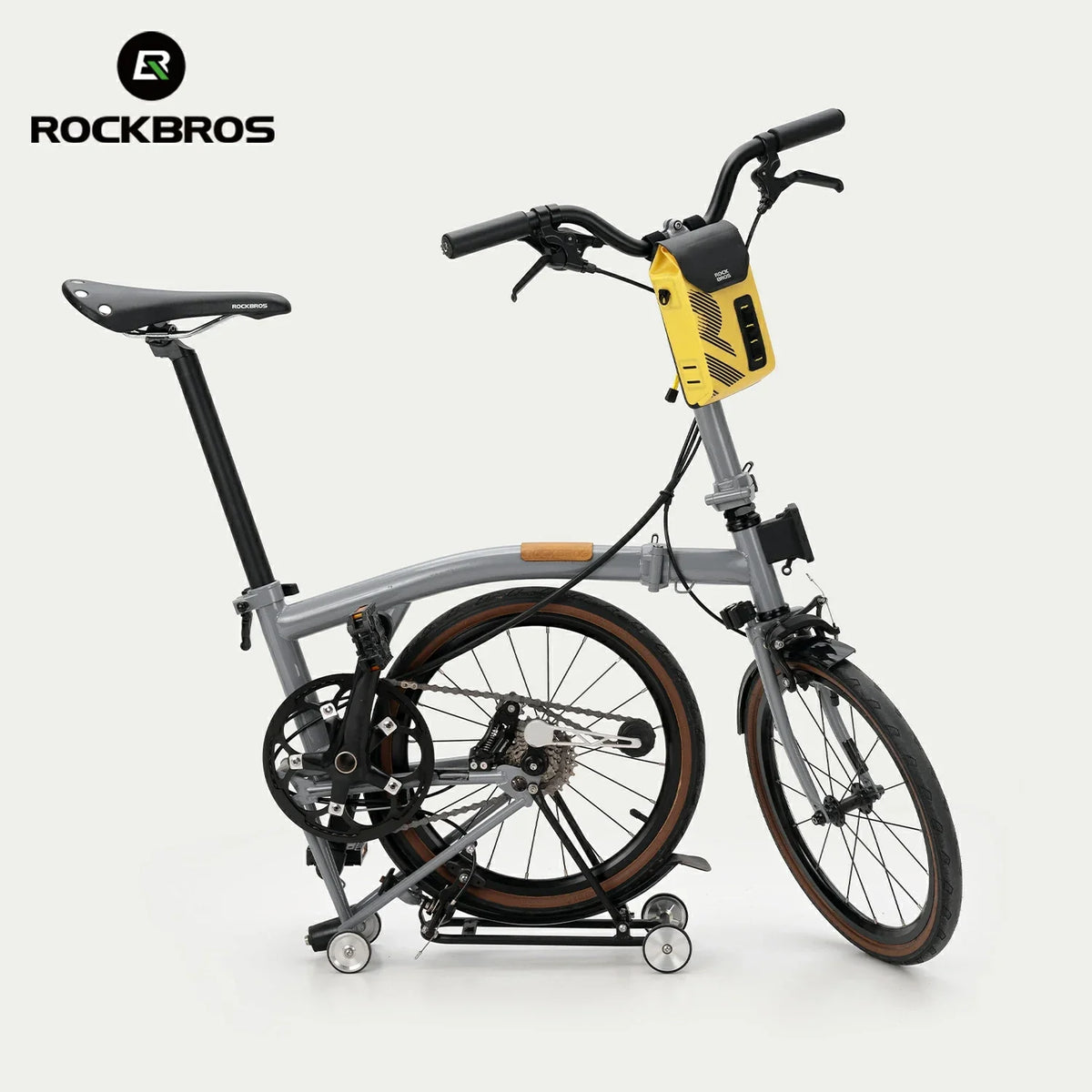 ROCKBROS 100% wasserdichte Lenkertasche 1,3L - AS-160