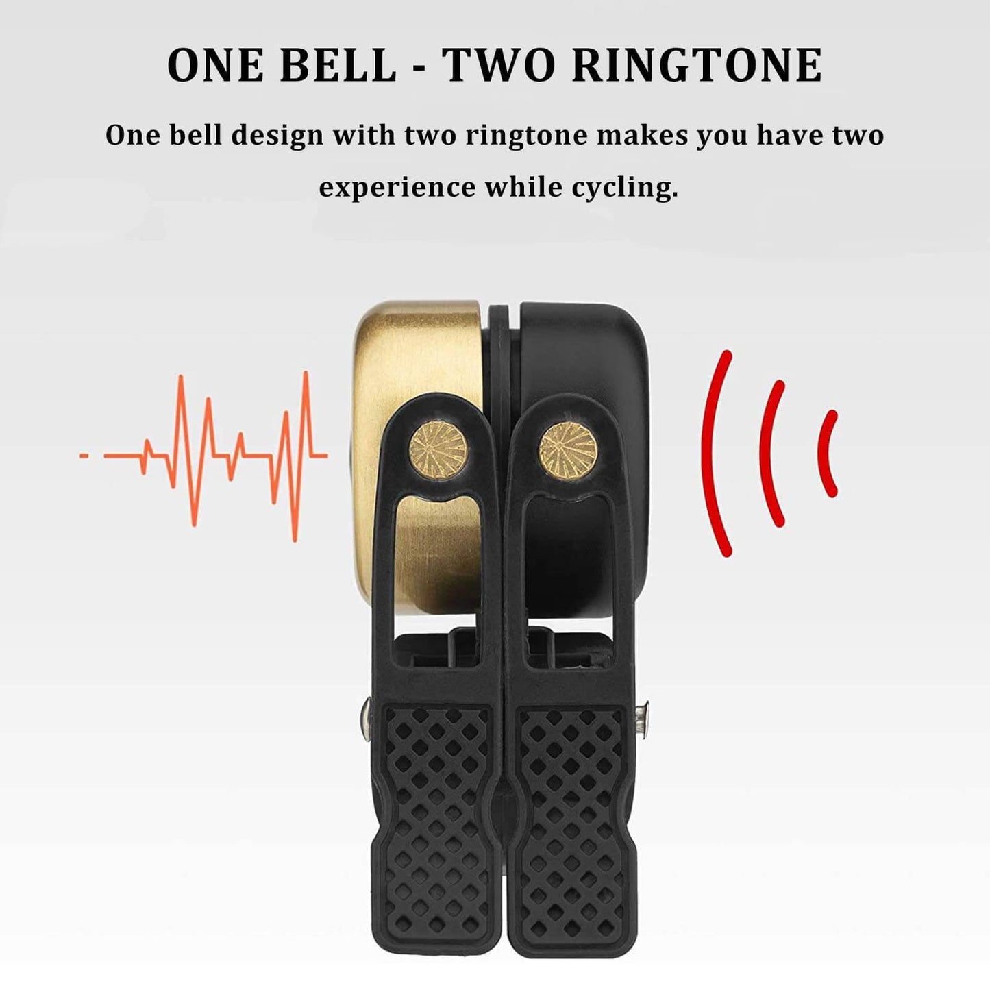 Classic Brass Fahrradklingel Mini Fahrradglocken 1-2 Ringtone ROCKBROS