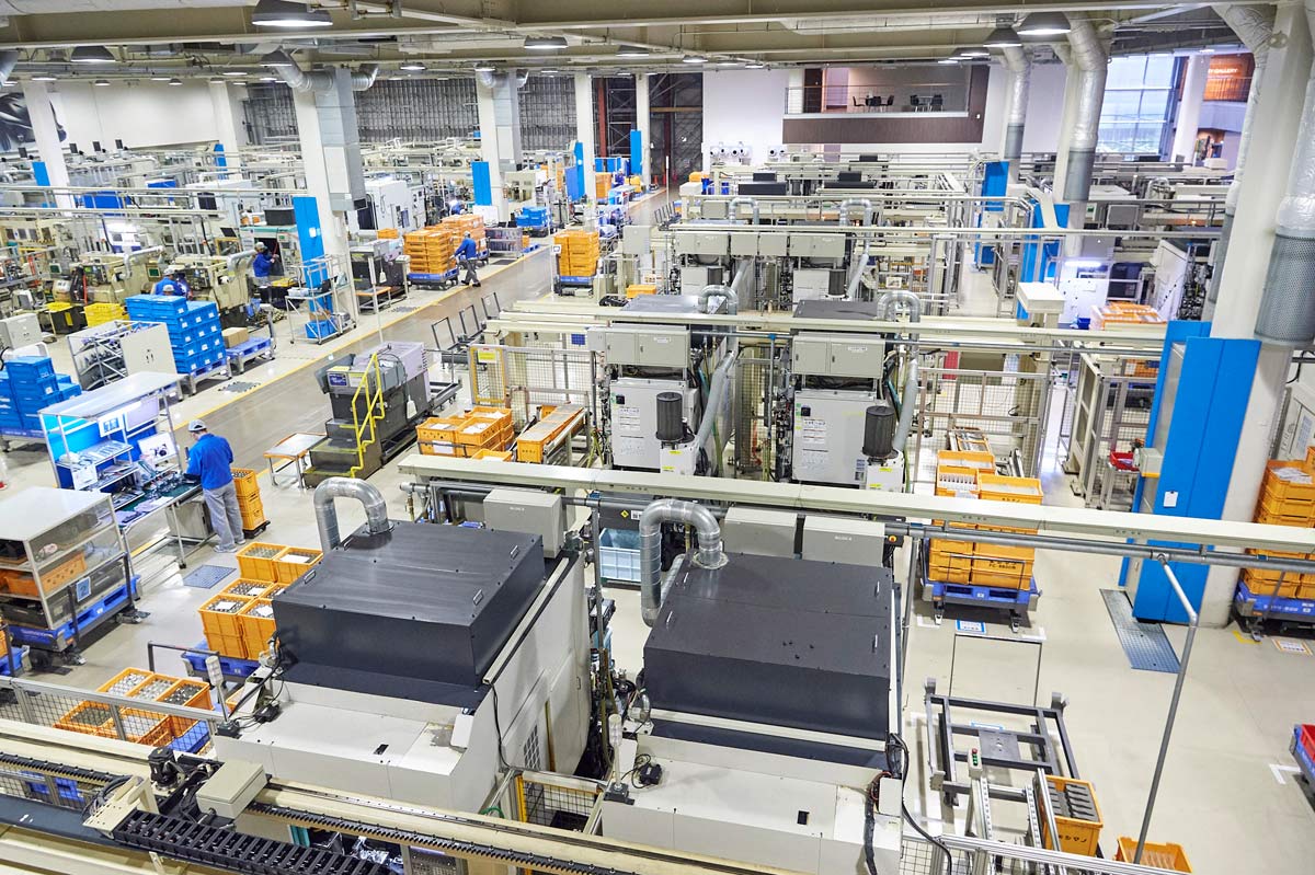 Shimano Fabrik in Asien