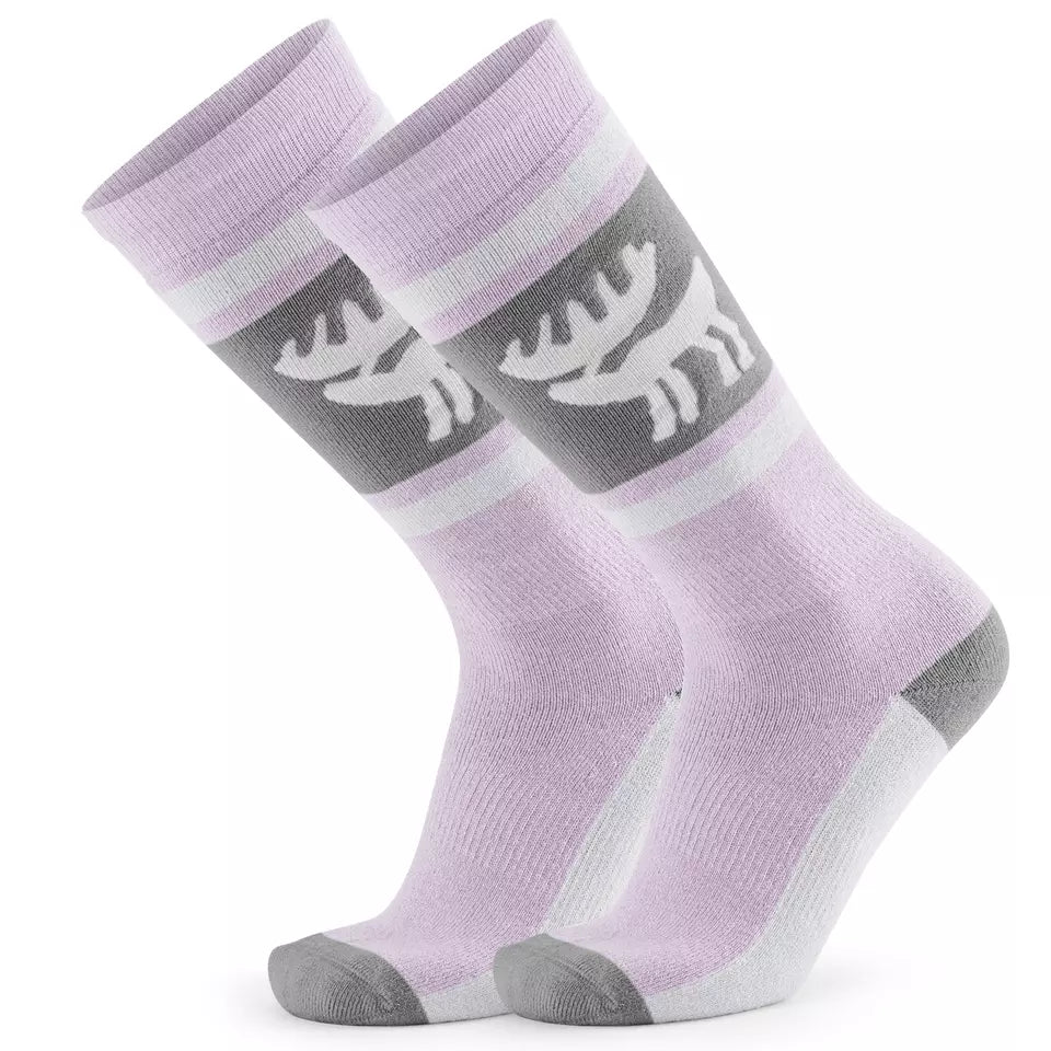 Qunature 1 Paar Skisocken Unisex Skisocken für Skifahren Snowboarden Wintersport