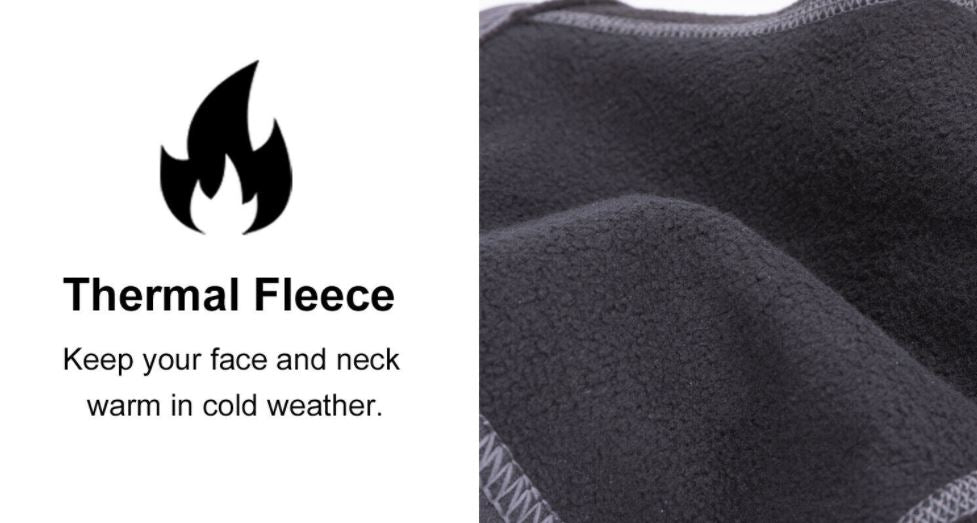 ROCKBROS Winter Sturmhaube Motorrad Halbmaske Balaclava Halstuch Fahrrad Outdoor