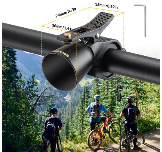ROCKBROS Fahrradklingel Fahrrad Klang Hupe Horn Elektrisch Signalhorn Universal
