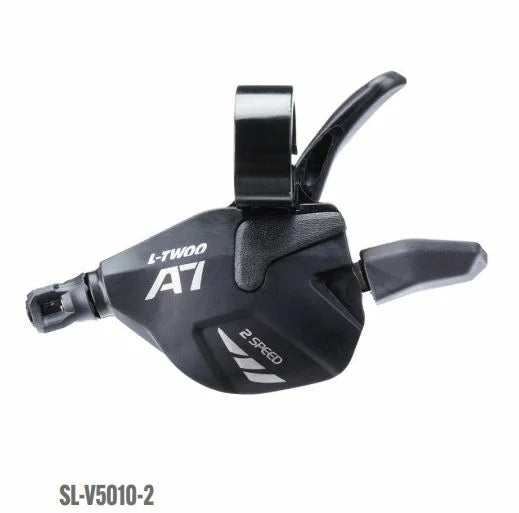 LTWOO Linker Schalthebel für 2 Gänge Schellenband Aluminium