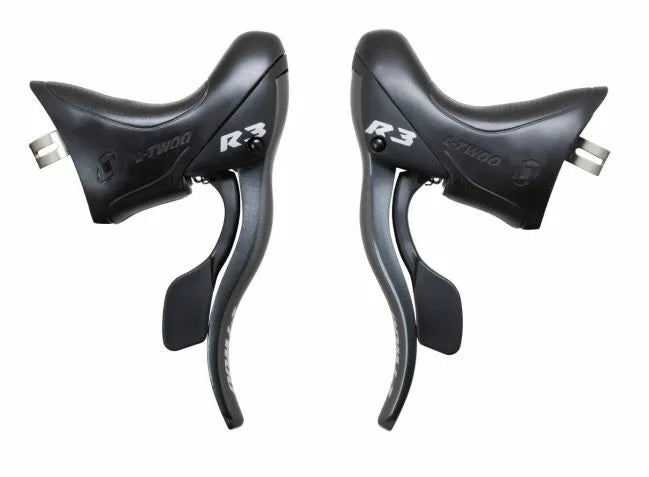 LTWOO Rechter Schalthebel mit Alu-Bremshebel für 2*8 Gänge mit 2050mm Edelstahlseil