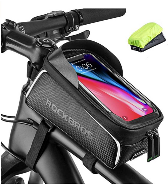 rahmentasche mountainbike Fahrrad Taschen Rahmen ROCKBROS Fahrrad-Rahmentasche (Dreieck) 0,7L