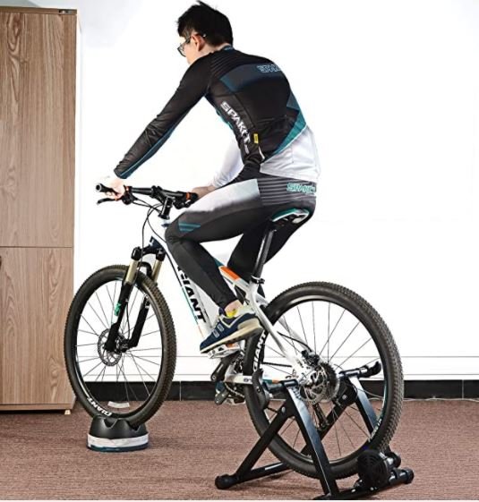 ROCKBROS 707314 Rollentrainer Heimtrainer 26-28 Zoll ca.135 kg Schwarz