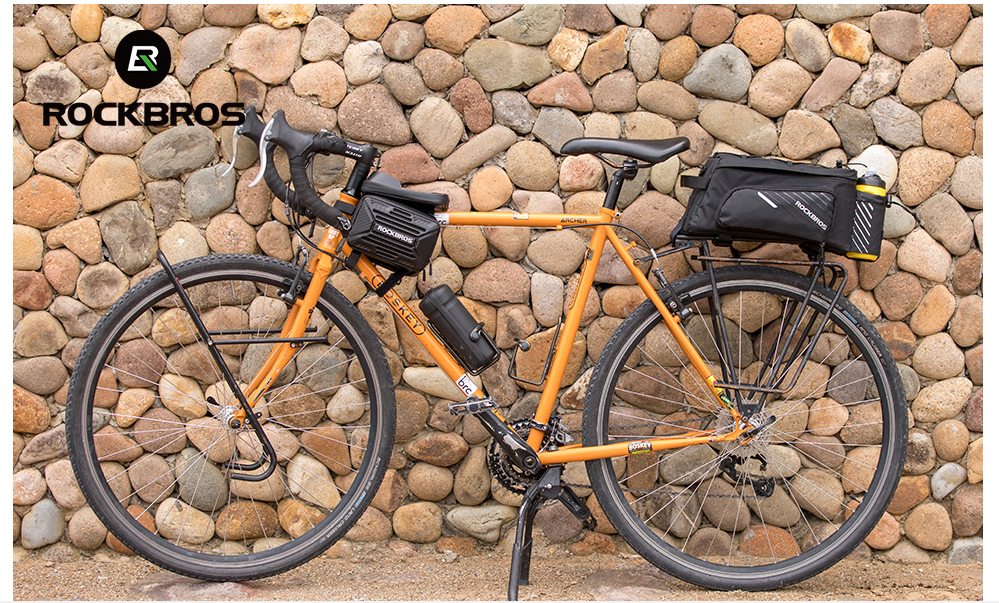 ROCKBROS A9-BK Gepäckträgertasche Faltbare Seitentaschen 9-12L Schwarz