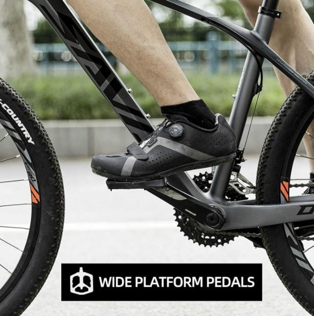 ROCKBROS Fahrrad Pedale Mountainbike Rennrad Fahrradpedale 9/16 Zoll 3 Sealed Bearing