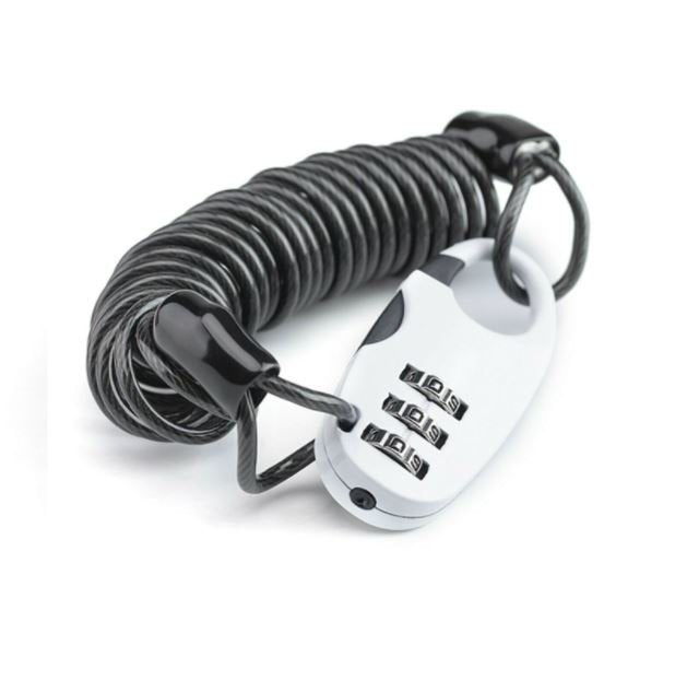 ROCKBROS Helmschloss Mini Fahrrad Motorrad Schloss Kabelschloss Zahlenschloss