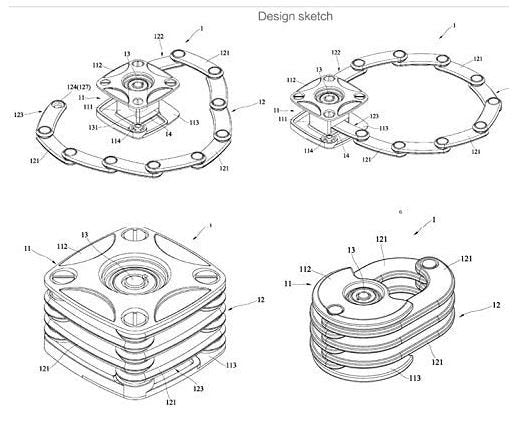 ROCKBROS WL798BK Mini Faltbare Anti-Diebstahl Schloss Schwarz