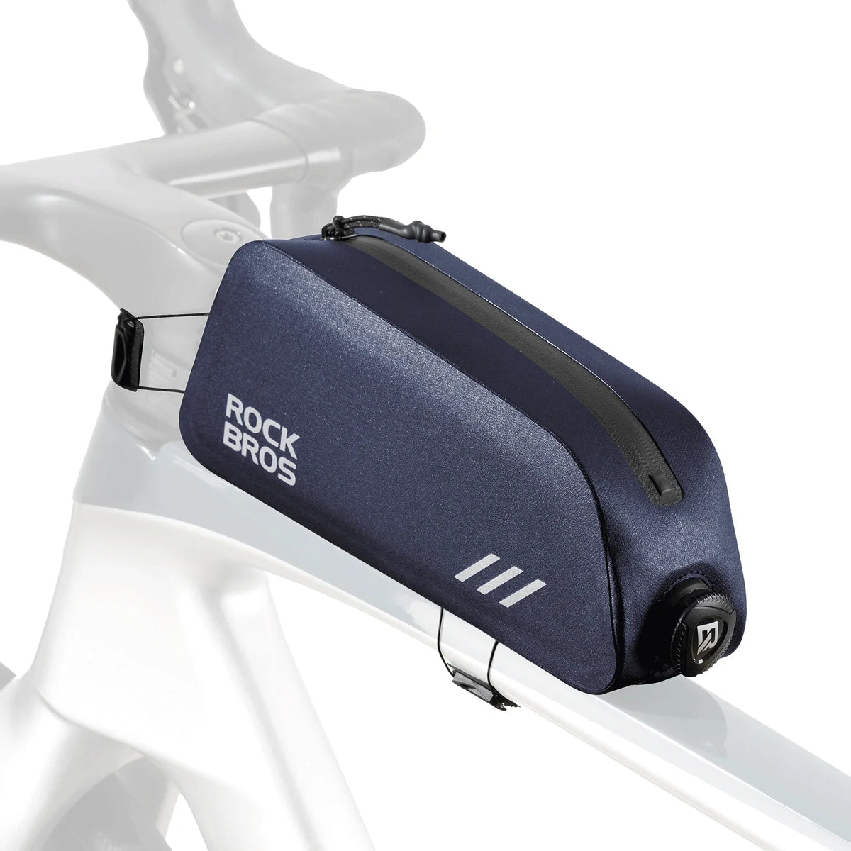 ROCKBROS 0,9L Fahrrad Oberrohrtasche Wasserdicht Drehverschluss