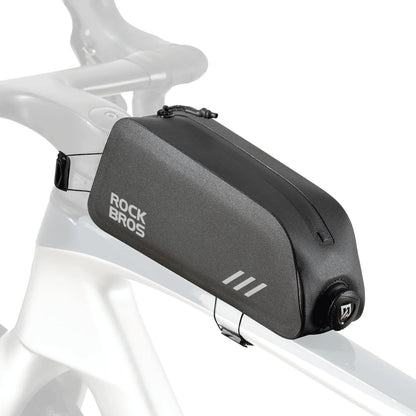 ROCKBROS 0,9L Fahrrad Oberrohrtasche Wasserdicht Drehverschluss