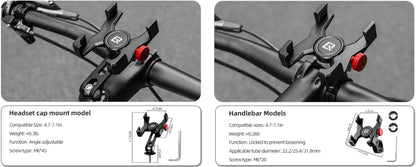 ROCKBROS Fahrrad Handyhalter Lenker Telefonhalterung für Smartphone 4,7-7,09''