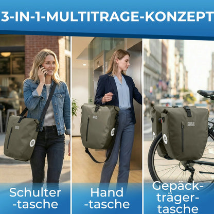 ROCKBROS 15L-20L Fahrrad Gepäckträgertasche 3-in-1