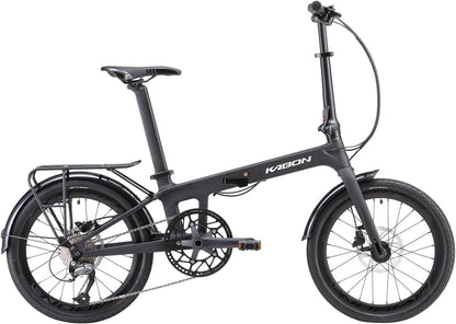 KABON City Faltrad Carbon Shimano Altus 9S 20 Zoll mit Carbon Laufrädern