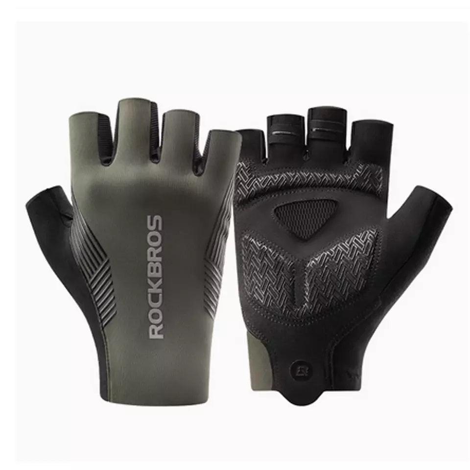 ROCKBROS Kurze Fahrradhandschuhe Halbfinger Handschuhe Herren/Damen S- –