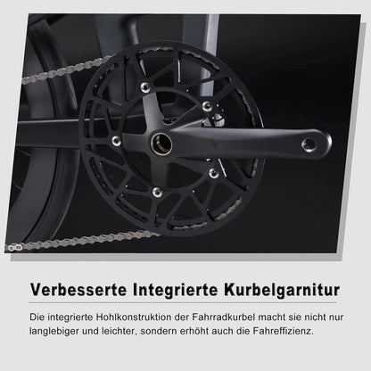 KABON City Faltrad Carbon Shimano Altus 9S 20 Zoll mit Carbon Laufrädern