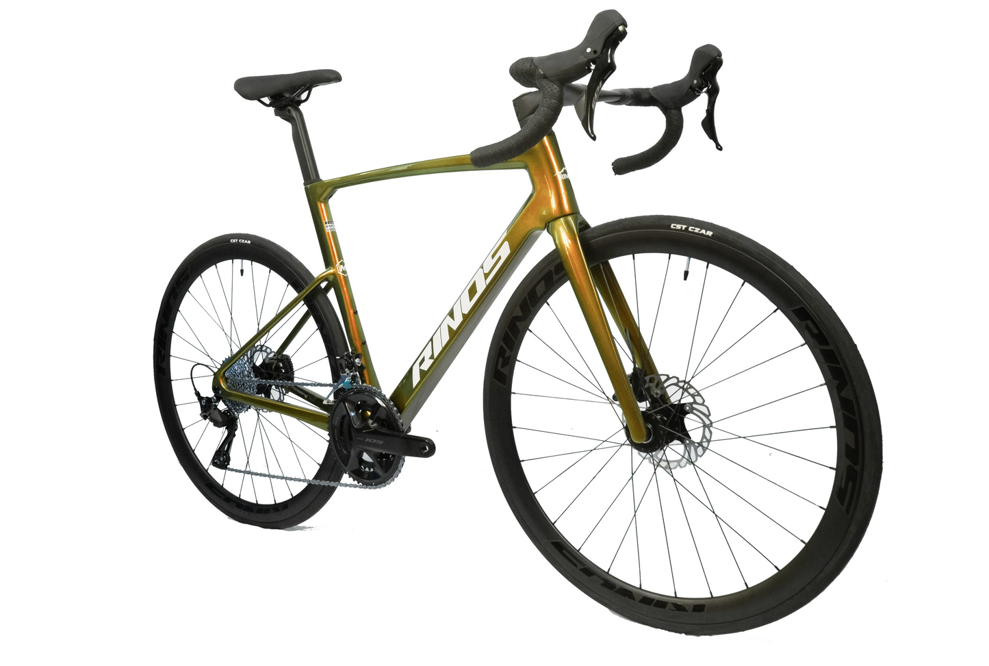 RINOS Carbon Rennrad 700C Shimano 105 R7120 24 Gänge Odin 4.0