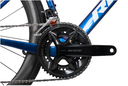RINOS Carbon Rennrad 700C Shimano 105 R7120 24 Gänge Odin 4.1 mit Carbon Laufrädern