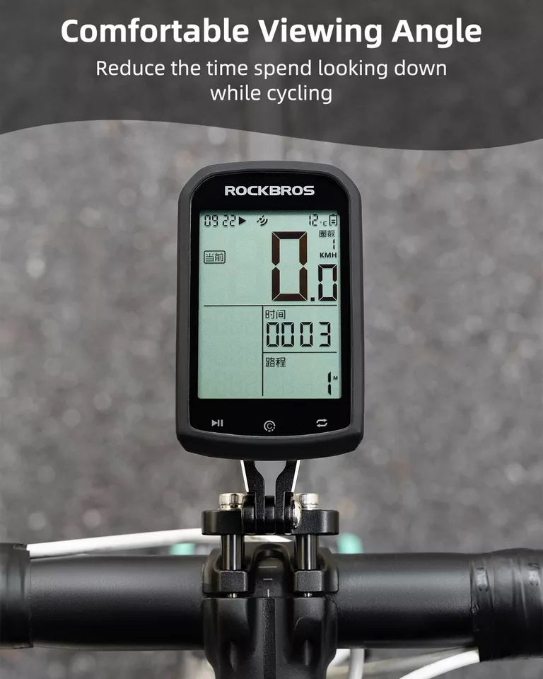 ROCKBROS Fahrradcomputer Halterung für Garmin,Bryton,Wahoo,GPS Lenkerhalter Alu