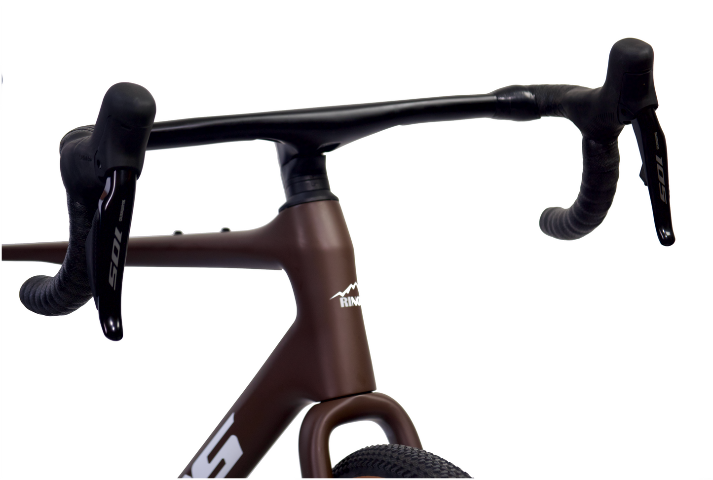 RINOS Carbon Gravel Bike 700C Shimano 105 Di2 R7150 24 Gang Sandman 8.0