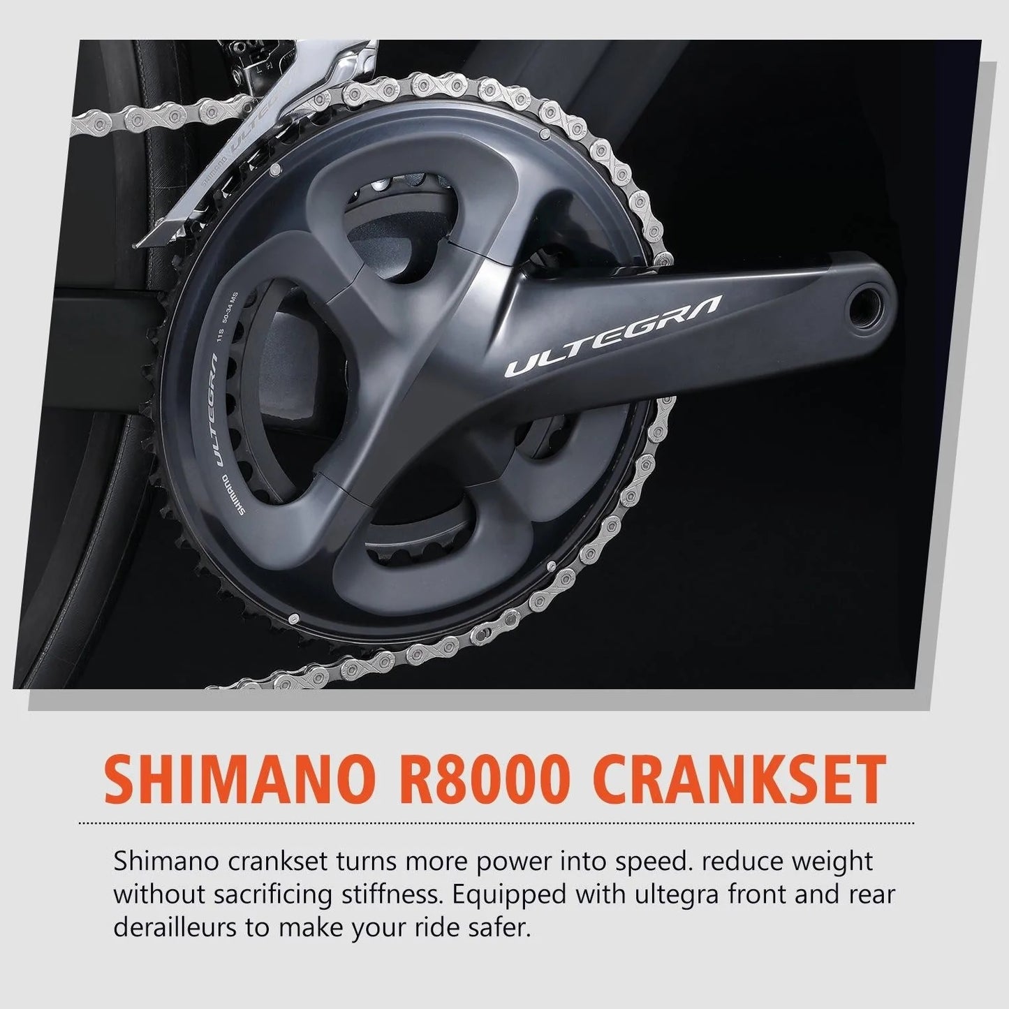 RINOS Carbon Rennrad 700C Shimano Ultegra R8000 22 Gänge Odin5.0