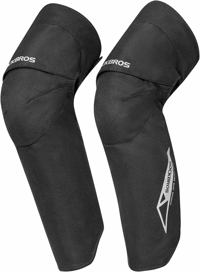 ROCKBROS Beinlinge Knieschutz Winter 1 Paar Knieschoner Fleece Winddicht