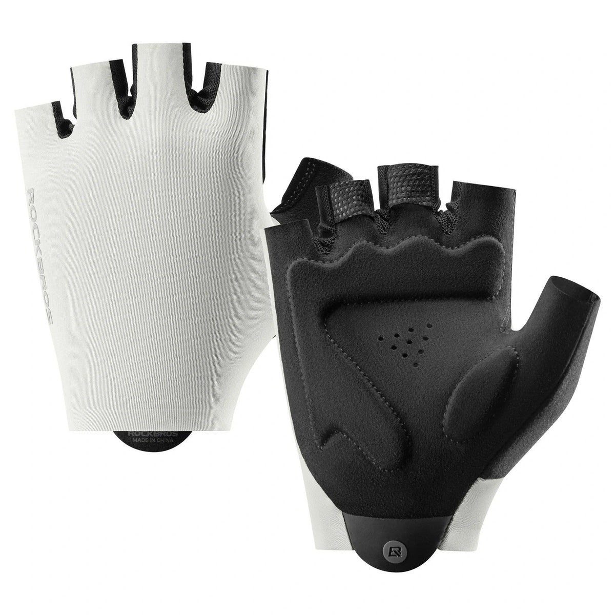 ROCKBROS Fahrradhandschuhe Sommer Fingerlose, rutschfest & Atmungsaktiv, Sporthandschuhe