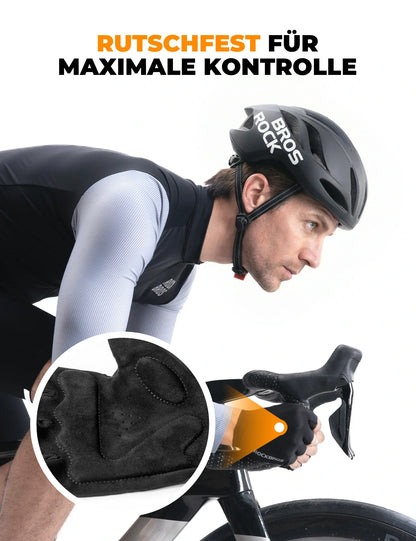 ROCKBROS Fahrradhandschuhe Sommer Fingerlose, rutschfest & Atmungsaktiv, Sporthandschuhe