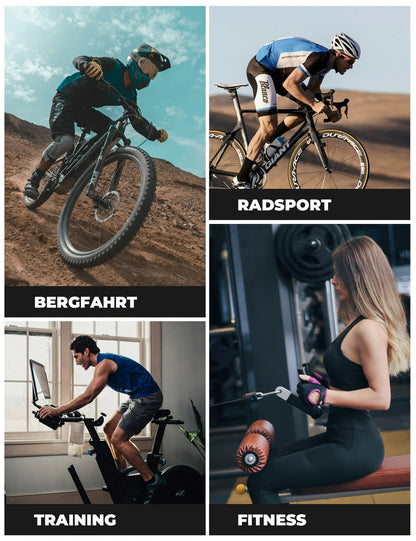 ROCKBROS Fahrradhandschuhe Sommer Fingerlose, rutschfest & Atmungsaktiv, Sporthandschuhe