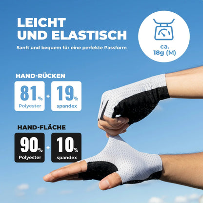 ROCKBROS Fahrradhandschuhe Sommer, rutschfest und Atmungsaktiv
