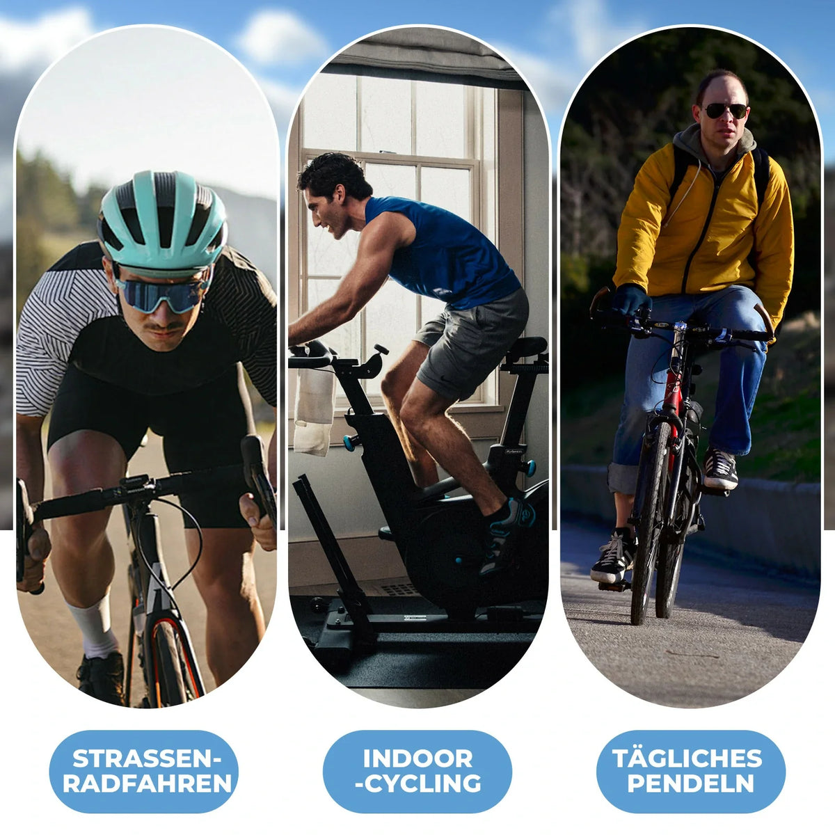 ROCKBROS Fahrradhandschuhe Sommer, rutschfest und Atmungsaktiv