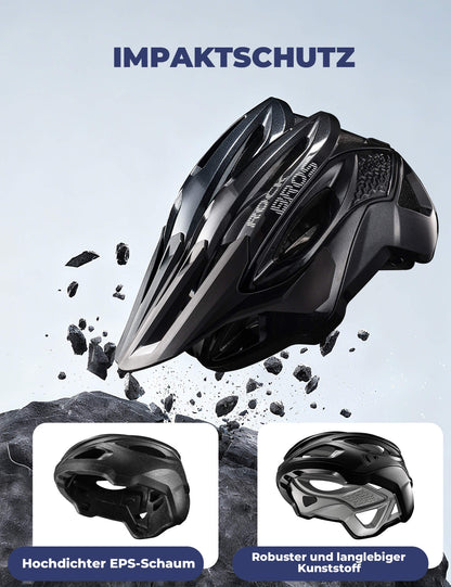 ROCKBROS Fahrradhelm mit Belüftungssystem Verstellbar & Leicht