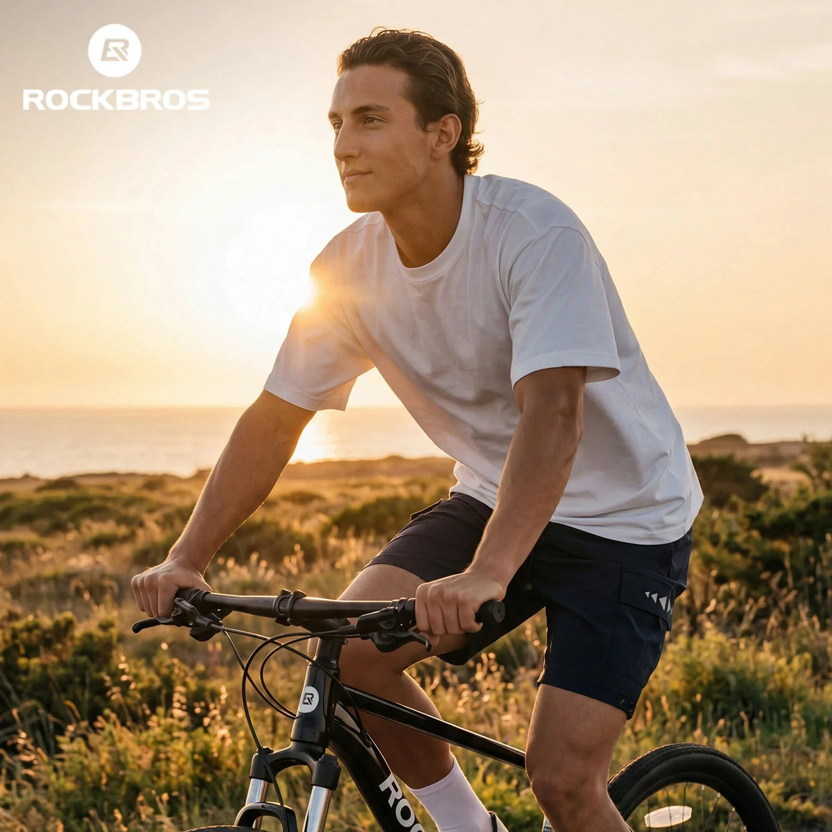 ROCKBROS Fahrradhose Herren mit Integriertem Polster
