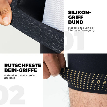ROCKBROS Fahrradhose Kurz Gepolstert Herren