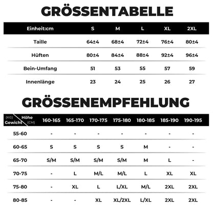 ROCKBROS Fahrradhose Kurz Herren, Gepolstert 3D Schnitt Radlerhose