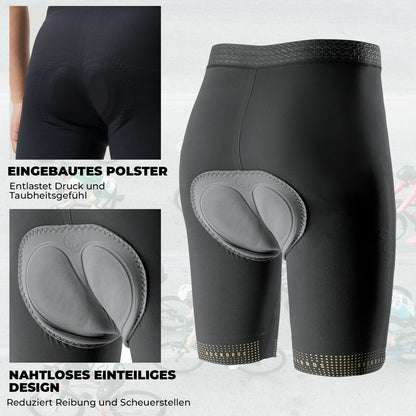 ROCKBROS Fahrradhose Kurz Herren, Gepolstert 3D Schnitt Radlerhose
