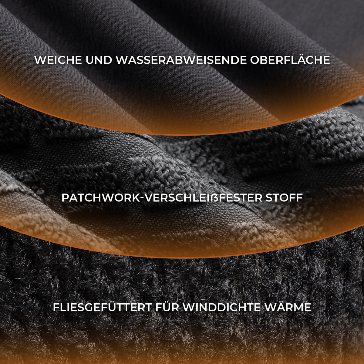 ROCKBROS Fahrradjacke Herren Warm Winddicht Wasserabweisend Mit Fleece Reflektierend