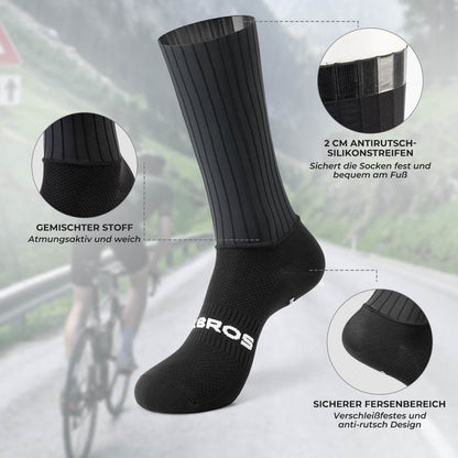 ROCKBROS Fahrradsocken Atmungsaktive Kompressionssocken