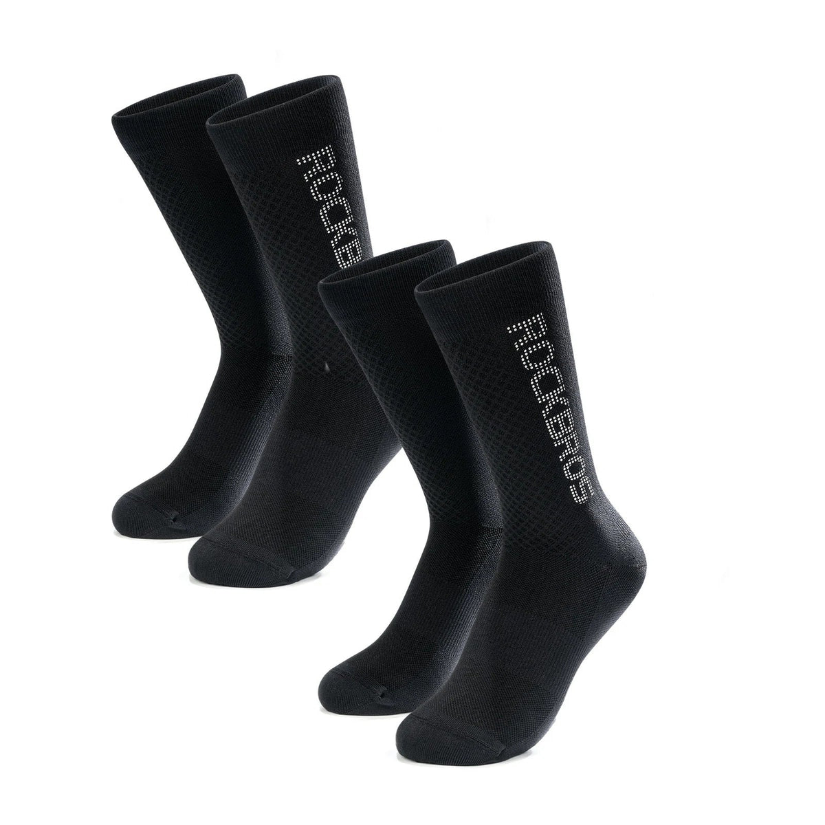 ROCKBROS Fahrradsocken Reflektierendes Logo Zweipaarpackung