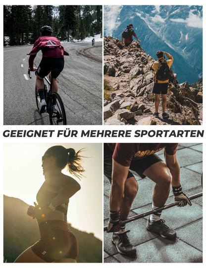 ROCKBROS Fahrradsocken Reflektierendes Logo Zweipaarpackung