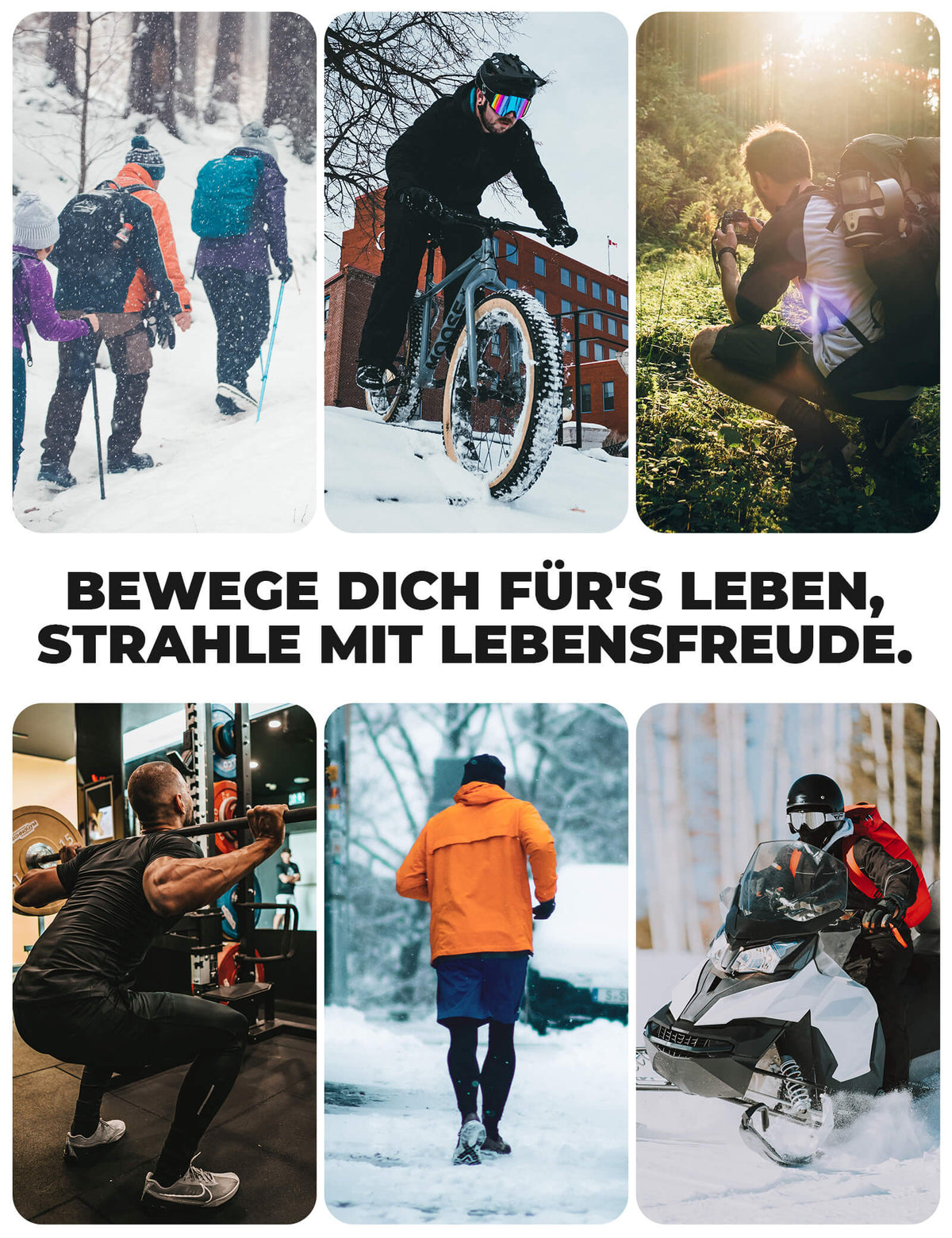 ROCKBROS Fahrradtrikot Langarm Herren Winter Warm Fleece Radtrikot Atmungsaktiv Elastisch Mit 3 Taschen und Reflektierend