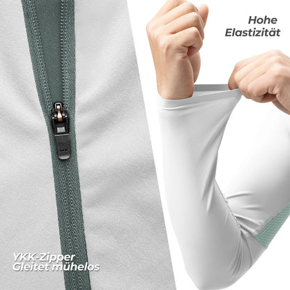 ROCKBROS Fahrradtrikot Radtrikot Langarm Herren, Atmungsaktiv und Schnelltrocknend, Elastisches