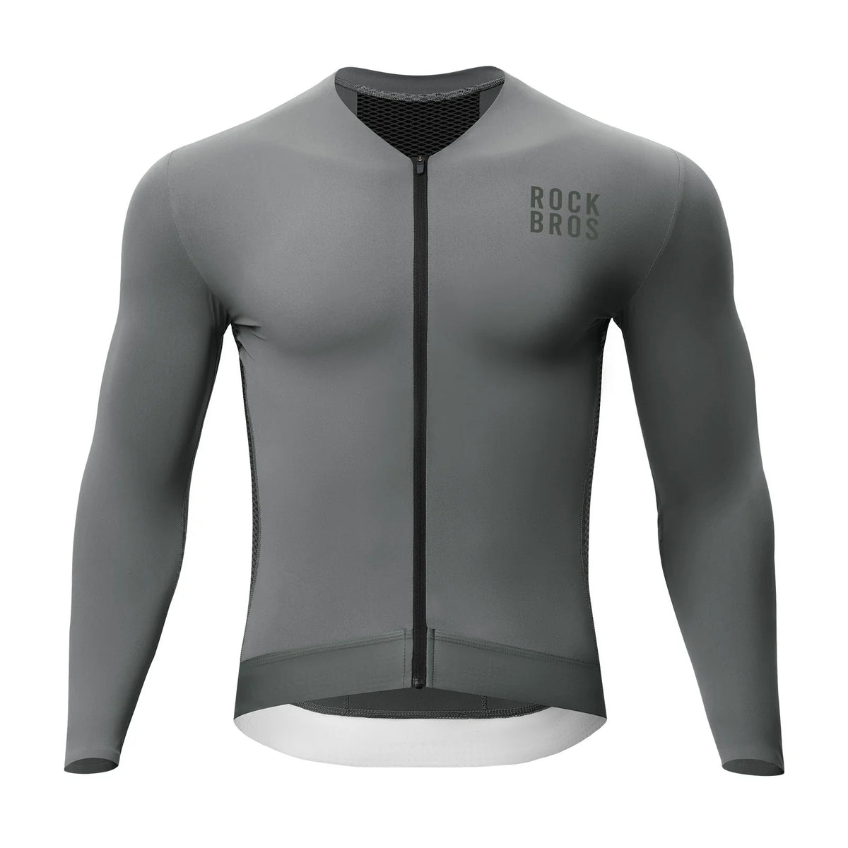ROCKBROS Fahrradtrikot Radtrikot Langarm Herren, Atmungsaktiv und Schnelltrocknend, Elastisches