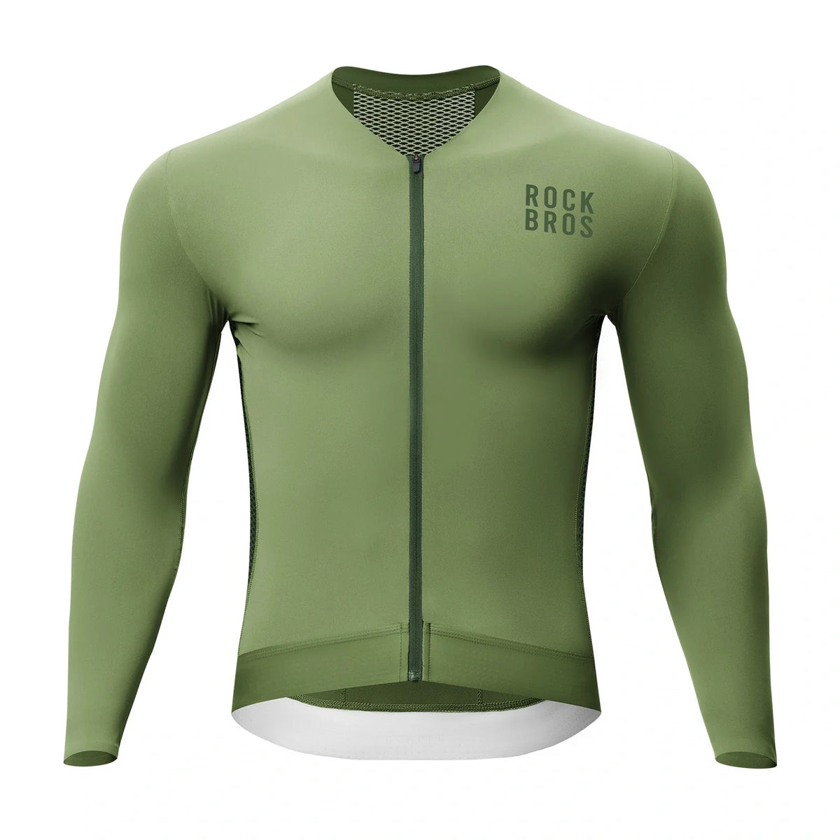ROCKBROS Fahrradtrikot Radtrikot Langarm Herren, Atmungsaktiv und Schnelltrocknend, Elastisches