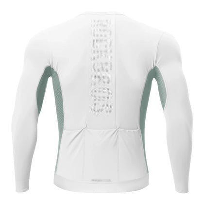 ROCKBROS Fahrradtrikot Radtrikot Langarm Herren, Atmungsaktiv und Schnelltrocknend, Elastisches