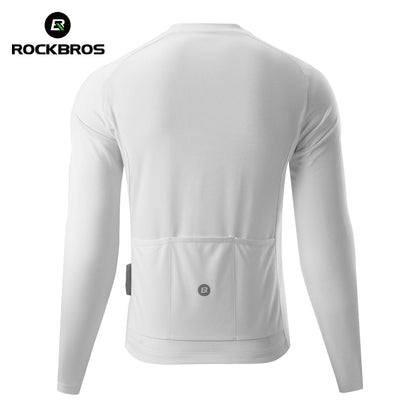 ROCKBROS Fahrradtrikot Langarm mit kurzem Frontreißverschluss - Modell YDCX011