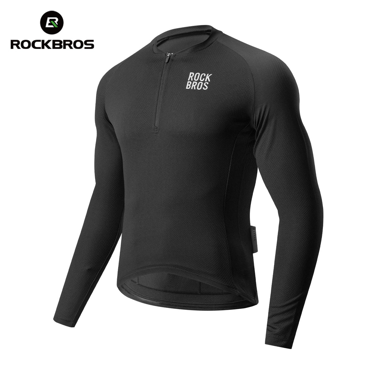 ROCKBROS Fahrradtrikot Langarm mit kurzem Frontreißverschluss - Modell YDCX011