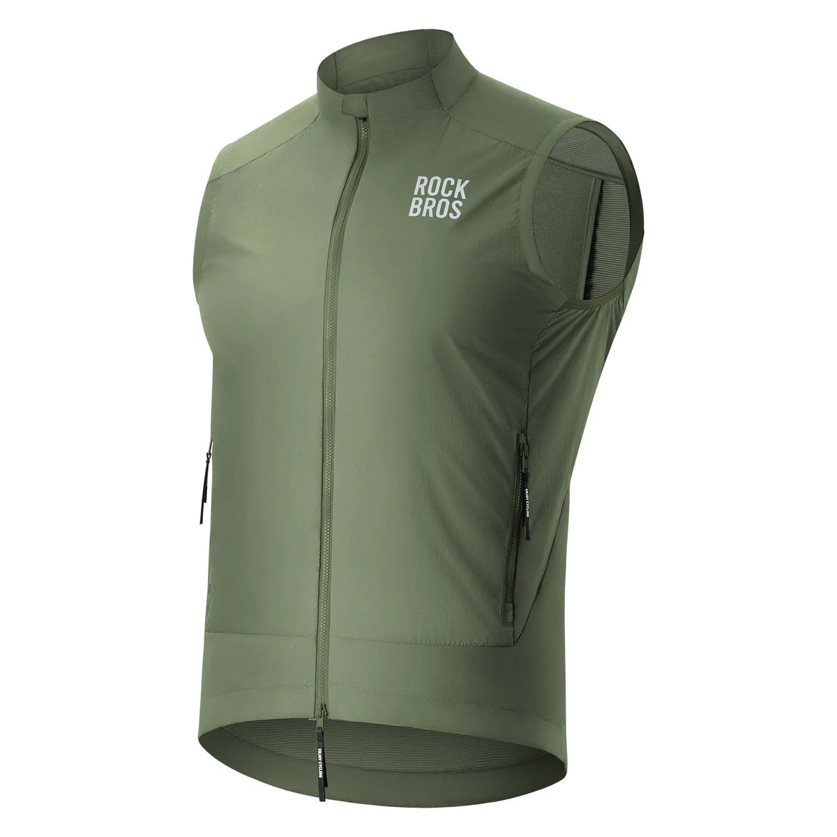 ROCKBROS Fahrradweste Winddicht Leicht Atmungsaktiv Schnelltrocknend, Faltbar Radweste